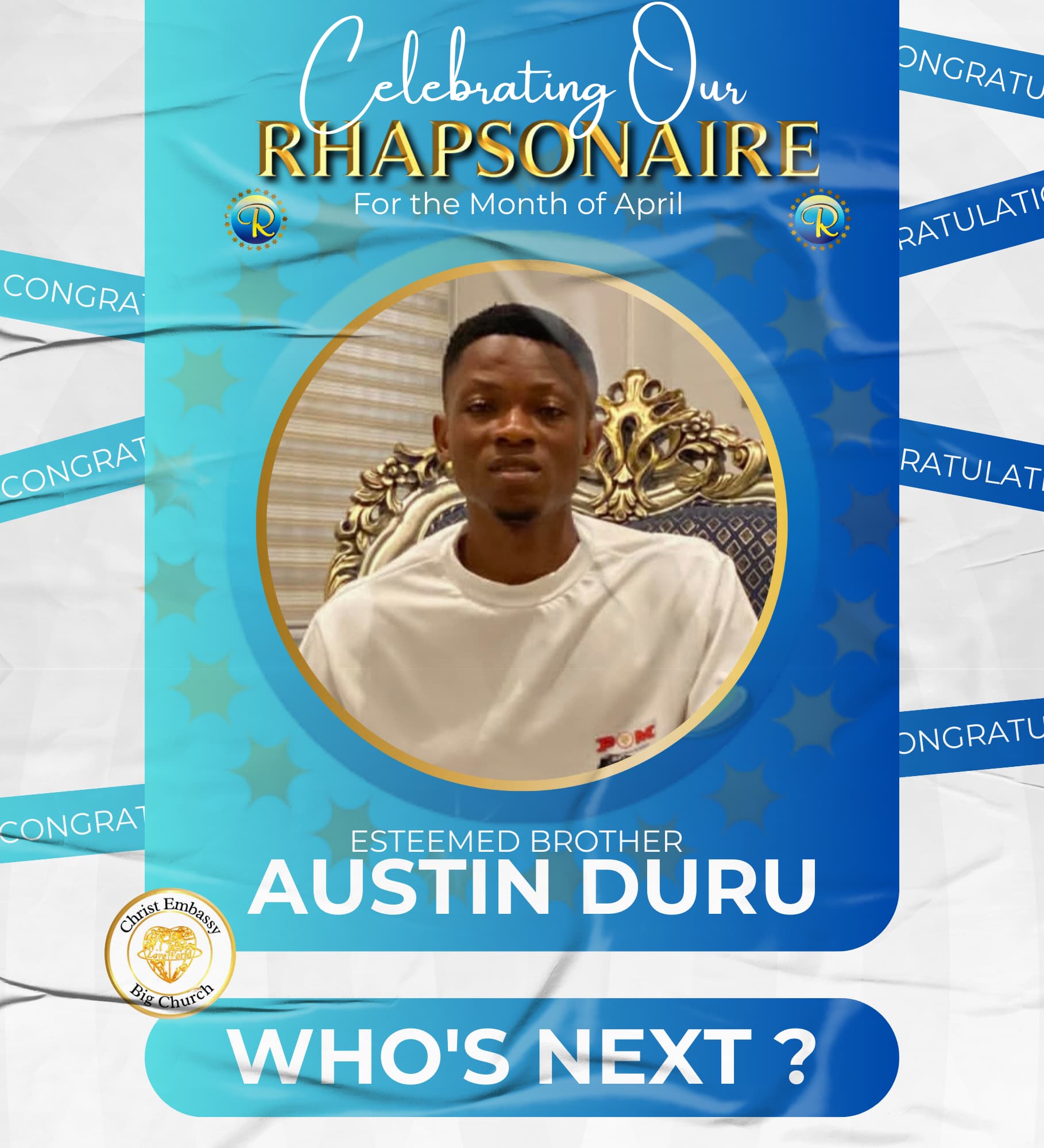 Praise report from Bro Austin